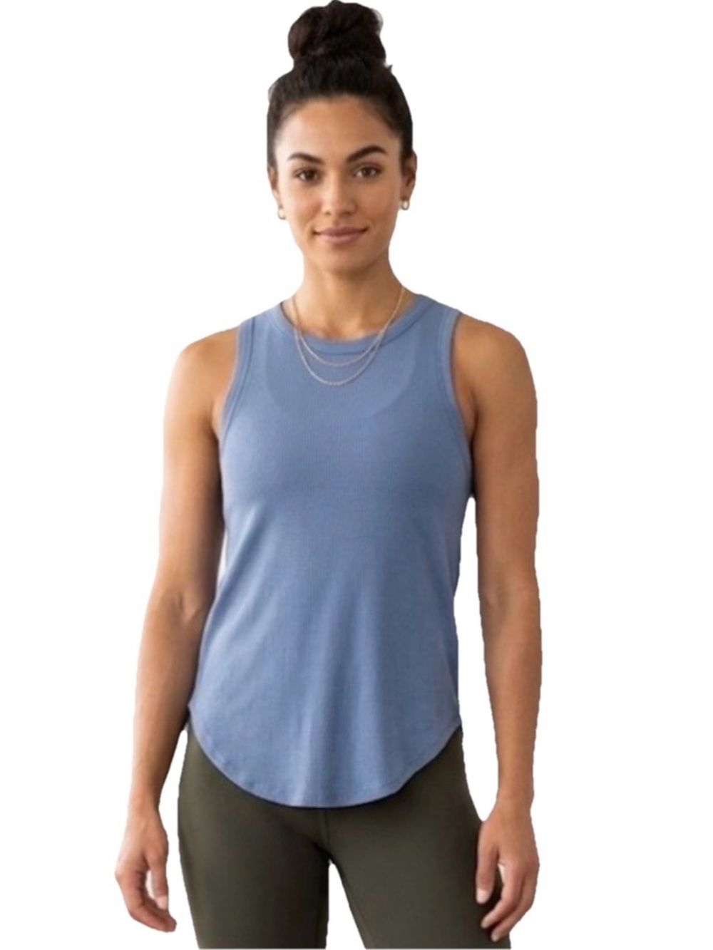Chaser Women’s Blue Cotton Tank Top Size XS